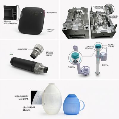 Single Shot Injection Molded LCD Bezel Frame ABS Black Gloss Surface Display Housing Part